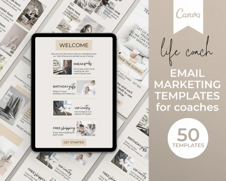 Email Newsletter Canva Templates for Mailchimp