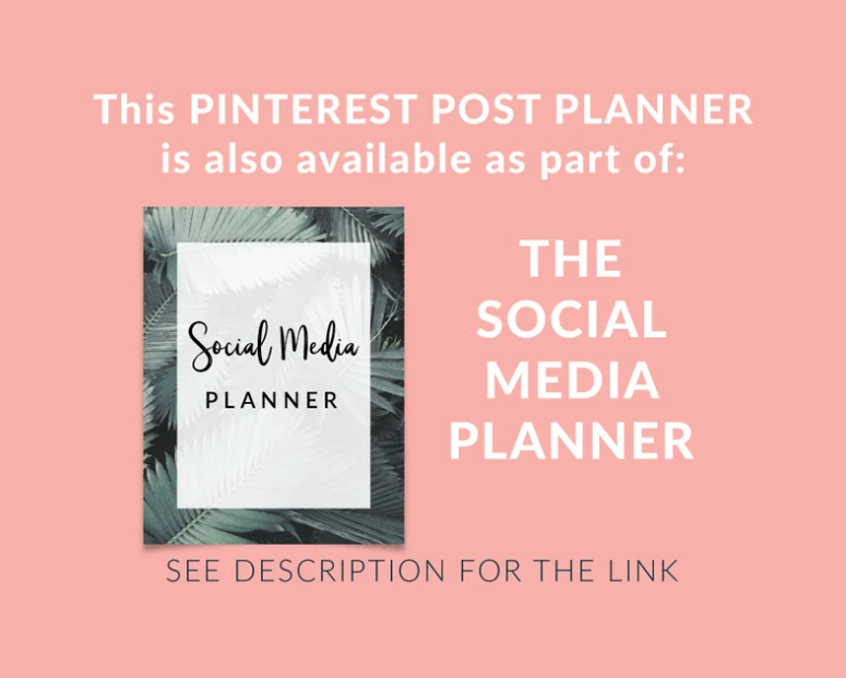 Pinterest Post Planner